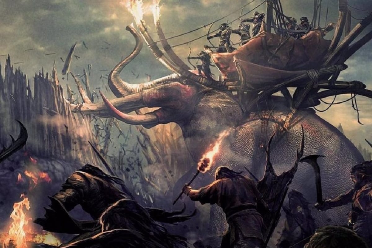 Imágenes conceptuales sobre El Señor de los Anillos La guerra de los Rohirrim